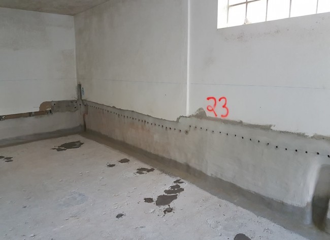 Bohrlochsperre - Mauertrockenlegung